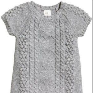 Grey H&M Knitted Dress